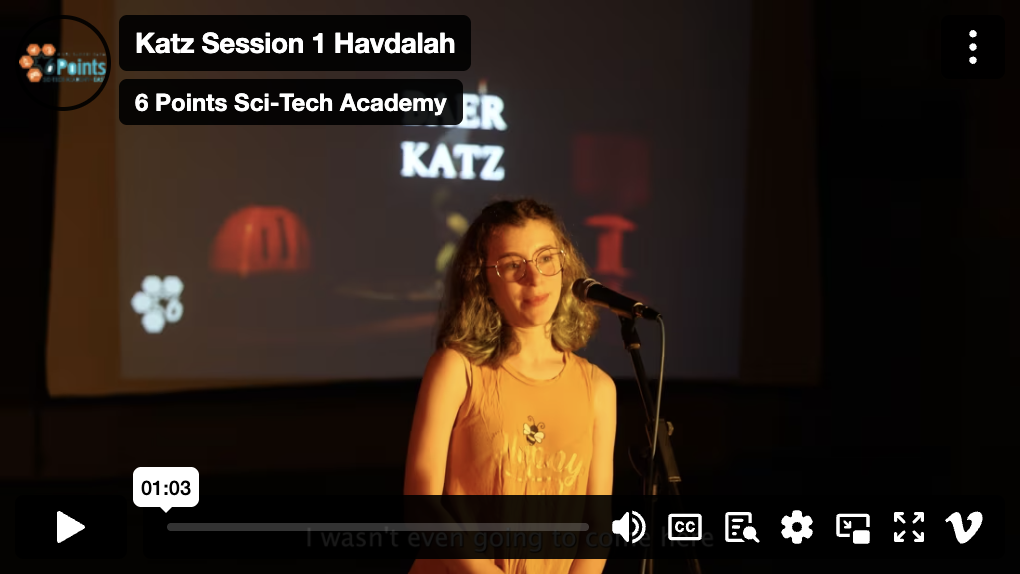 Havdalah Speeches 2025 Session 1