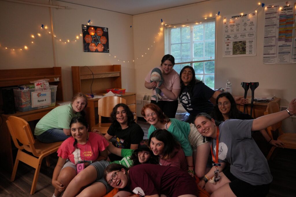 Campers in Common Room in Dorm